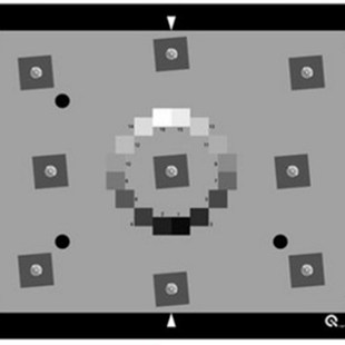 ISO12233斜边图卡镜头宽动态范围分辨率清晰度测试图卡chart定制
