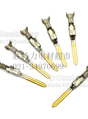 TE/AMP泰科光伏连接器175288-3镀金压接端子公端子9个起订