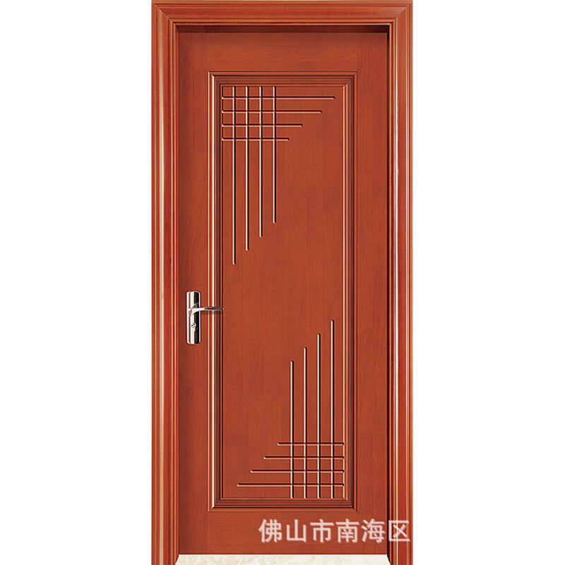 新中式烤漆原木门实木卫生间门别墅隔音室内房P间门橡木卧室平开