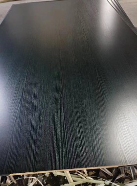 E0级多层实木免漆生态板12 15 1618厘黑色小浮雕三聚X氰胺板橱柜