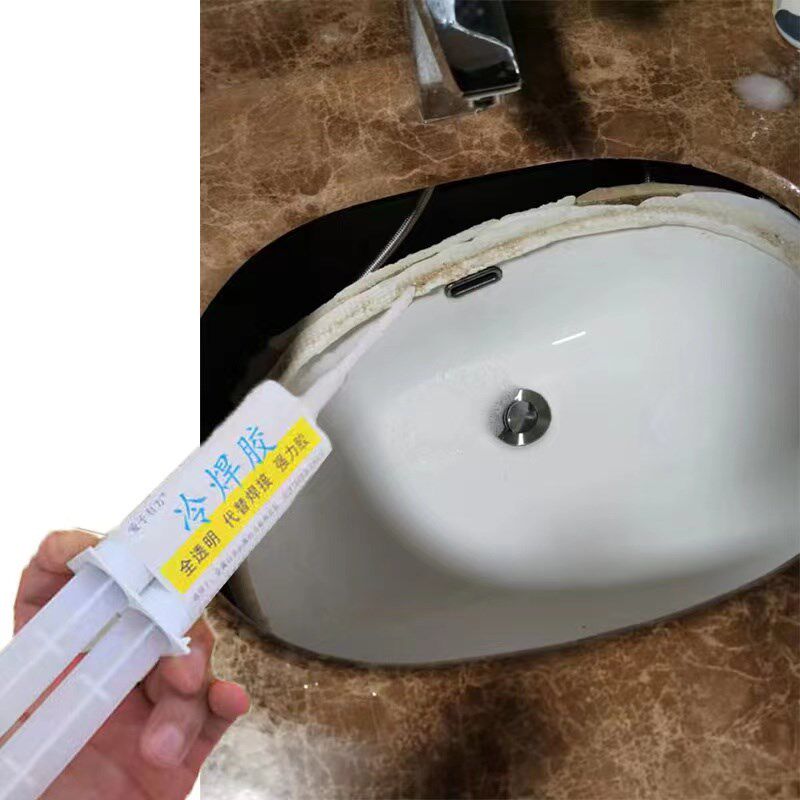专用瓷砖安装修补胶厨房不锈钢洗手D盆掉落松动修复修补专用粘接
