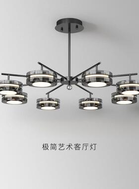 客轻厅吊灯意式奢28856现代简约设计师225新款房间室高卧0端大厅