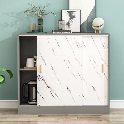 移门阳台柜防晒飘窗柜储柜地门柜推拉矮URY柜收纳物置柜餐物边柜