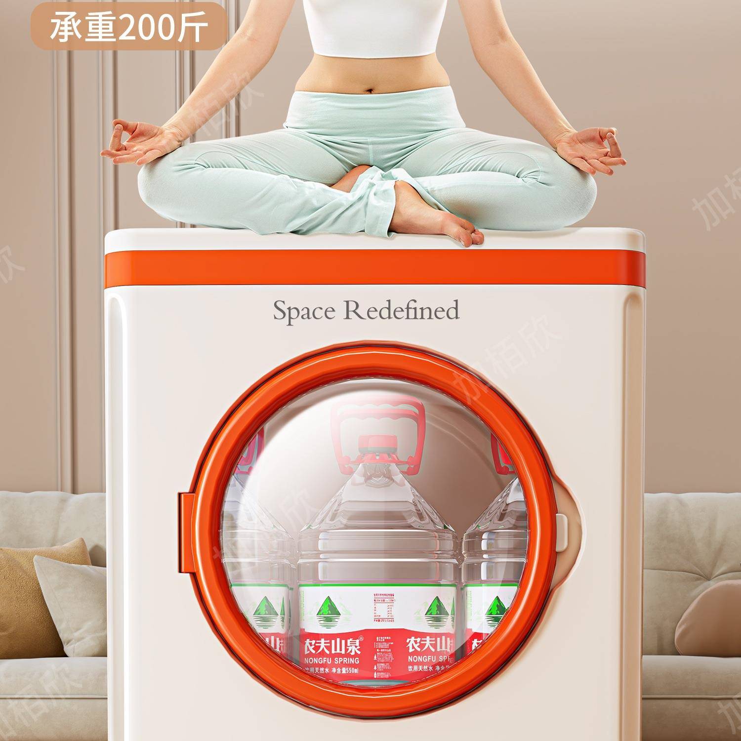 服收纳箱收纳筐周转箱衣大容量理玩具带整箱盖可折叠储物AYB-1D-2