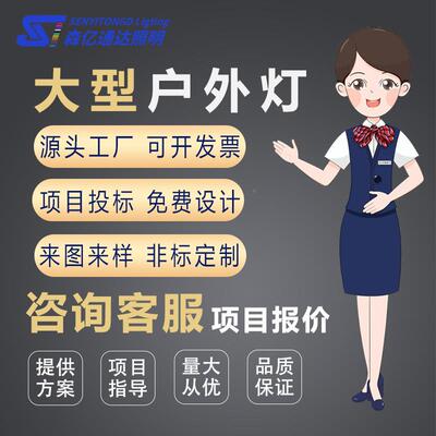 路户外灯BAN8米10灯米12米路灯超亮led功率小区市政杆照大明高杆