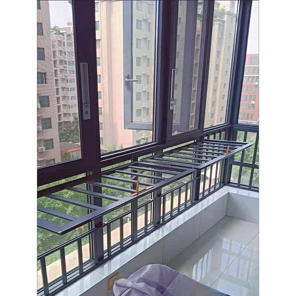 窗户防护栏栏杆防盗窗推拉窗阳台防掉网飘窗护窗高层儿童防盗窗网