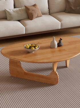 实235678木茶几客厅用小户型约现日式榻简榻家米矮茶桌异形设计师