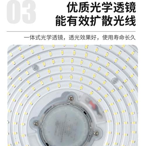 新棚款波感应款UFO工矿微灯天仓库飞CUP车间厂房照明150Wled碟