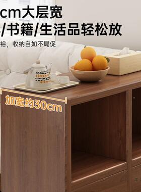 书柜柜储物柜一体靠墙卧室边柜PZX客厅斗收纳柜矮置床物柜柜落地