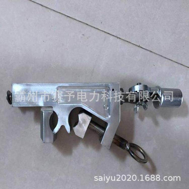 防触电NLU双头锁杆线夹可调式固定夹璃玻钢线断接引线锁杆杆夹头