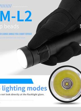 LED1XM-L226650g充电Q41潜水手电筒vdiingflashliht00m