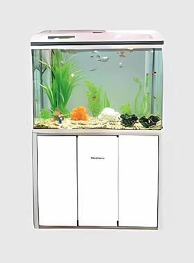 8箱0/00R820c旺隆鱼缸水族黑/白色家庭养鱼缸带LED灯乌龟m1缸金鱼