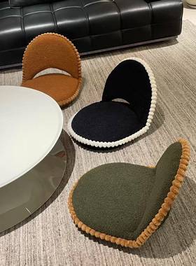 懒沙人米地毯座椅沙发飘窗WEE一体沙发床榻榻折叠椅单人靠背发椅