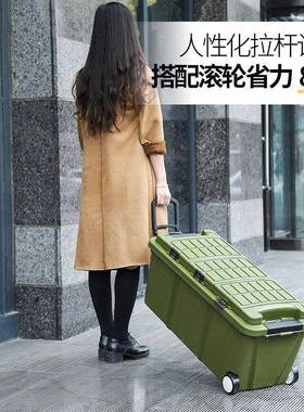 箱车内用品汽车收纳整理箱滚拉轮车用置物后LIX备箱箱储物车载尾