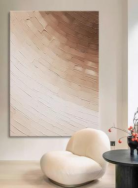 奶厚风手绘油画抽ACY404象厅装饰画极简落地大芬村玄关丙油烯肌理