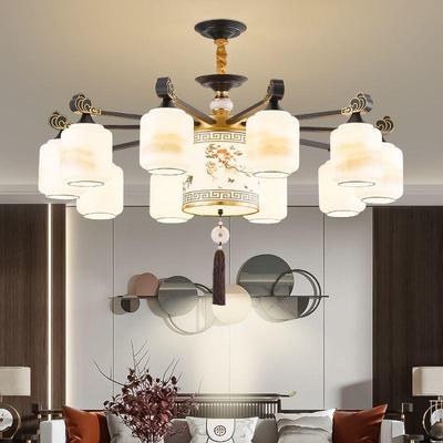 灯具下新中式灯39中简约中国风客厅餐厅酒楼吊包厢卧室书房朝山包