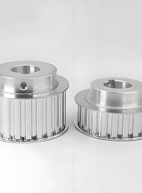 EAL41梯形L齿同步轮H型齿距12.7有法兰E121A01-H1075标准EAL2型-H