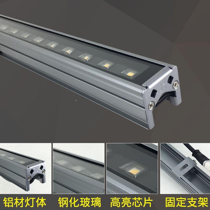 厂KL-XTDS-家ed洗墙灯梁户外线条灯楼体桥亮化七彩外控铝型材l灯