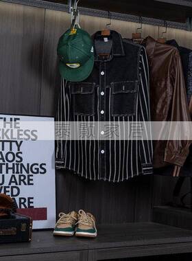 售楼部样摆板间DOA儿童房男孩衣帽间衣饰衣服棒球主题软装品件组