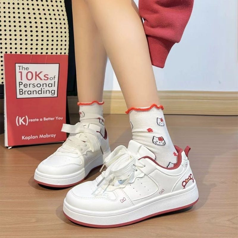 2025新款国潮kt猫厚底休闲板鞋