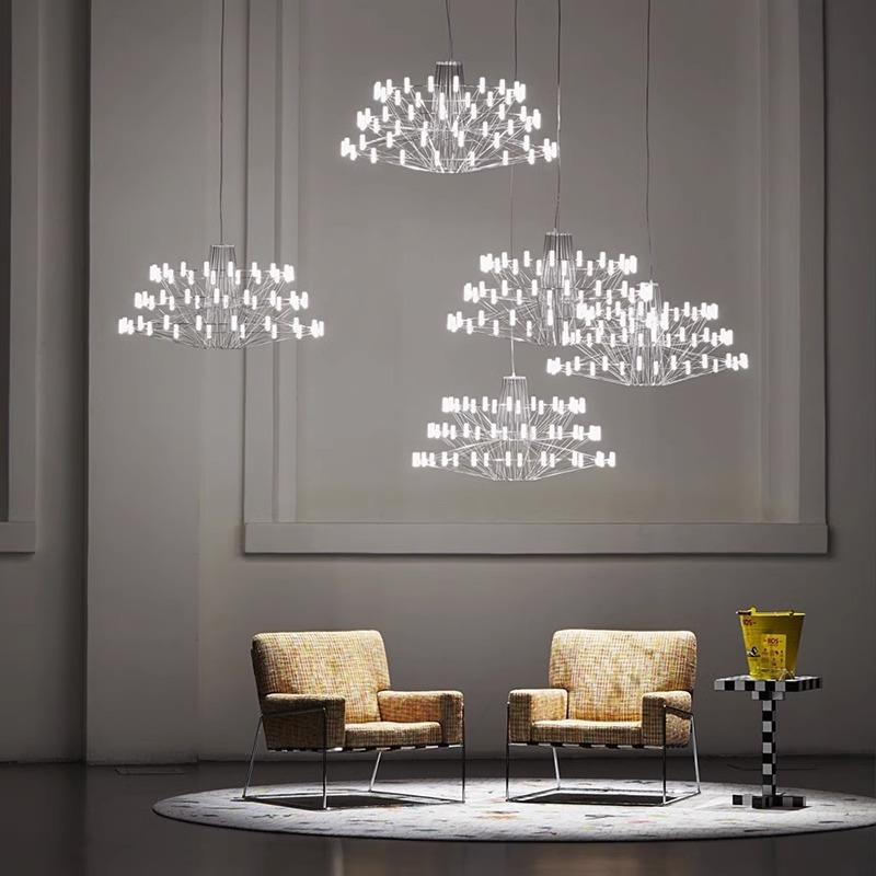 北欧创意客厅吊灯个性设计师样板房后现代简约餐厅酒店卧室装饰灯