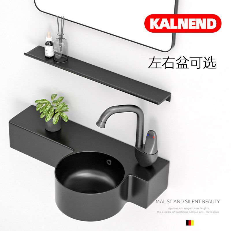 阳台水池迷你挂墙式小型洗手盆卫生间小号尺寸洗脸盆挂盆面盆