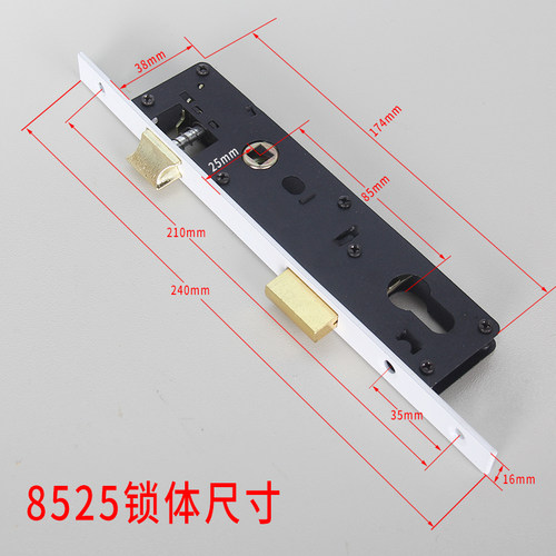 塑钢门锁8525型老式q阳台塑钢门锁塑钢门执手把手平开塑钢门窗配