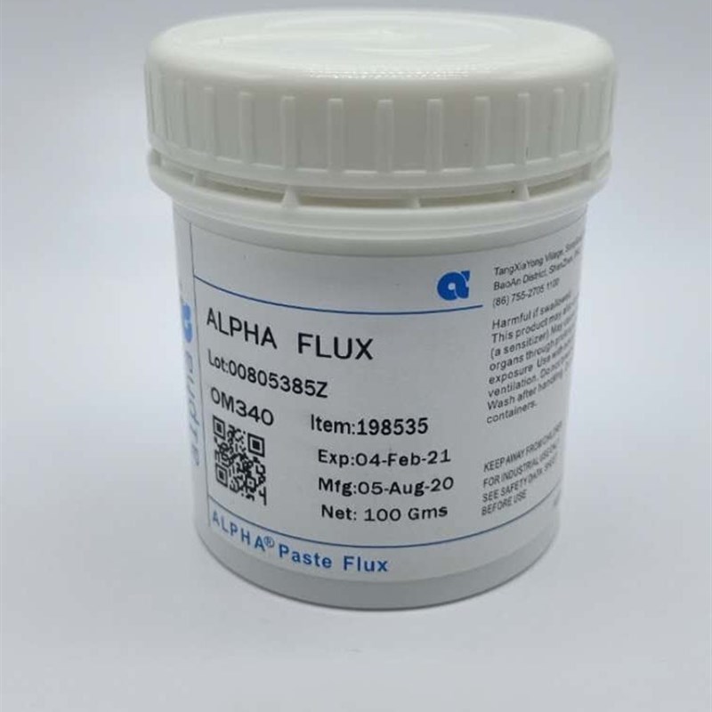 阿尔法 OM340无铅无卤haun助焊膏ALPHA免清洗环保焊油