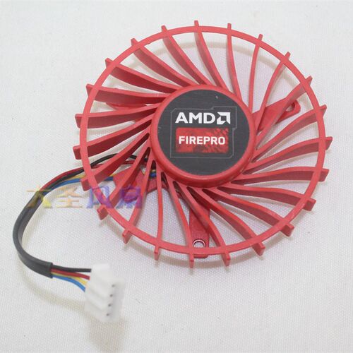 AMD公版 FirePro W7100 KFB0512HAA01 直径56mm 孔距39mm显卡风扇