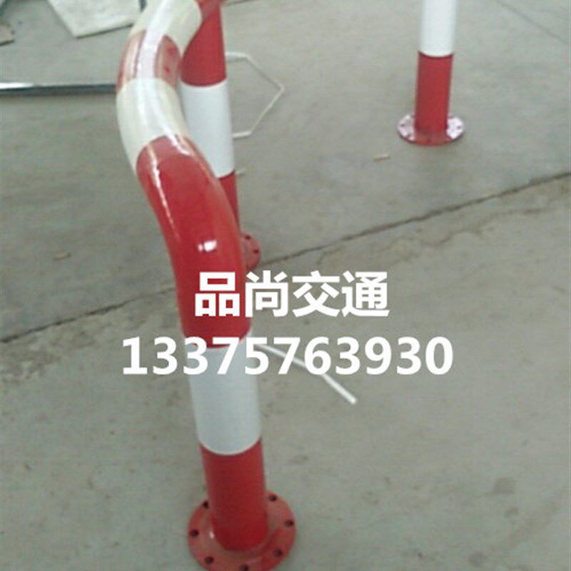 中石化专用加油站防撞栏 U型刚管防护栏隔离栏护栏中石化防撞柱围