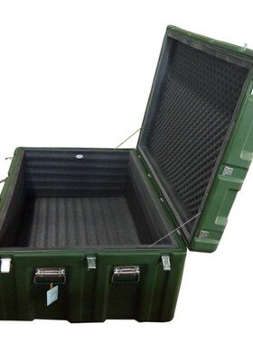 精密滚塑箱军绿色消防器材箱车载储物工具箱专业厂家1200*500*450
