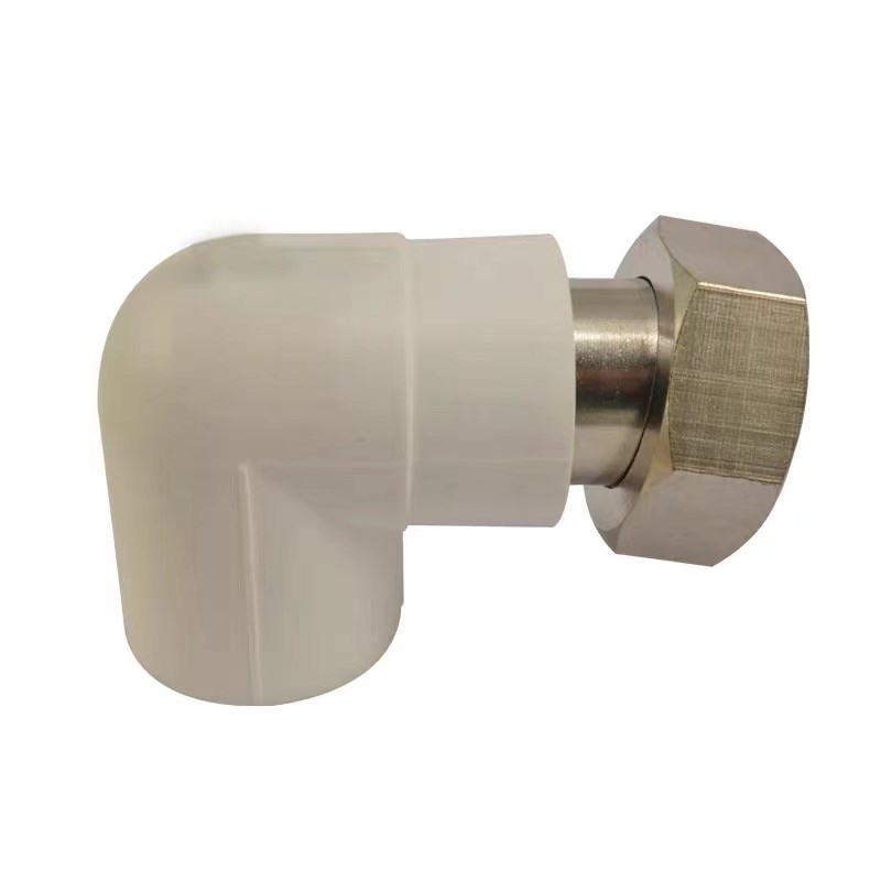 ppr活接头ppr水管配件6分25太阳能自来水4内丝热熔90度弯头1寸32