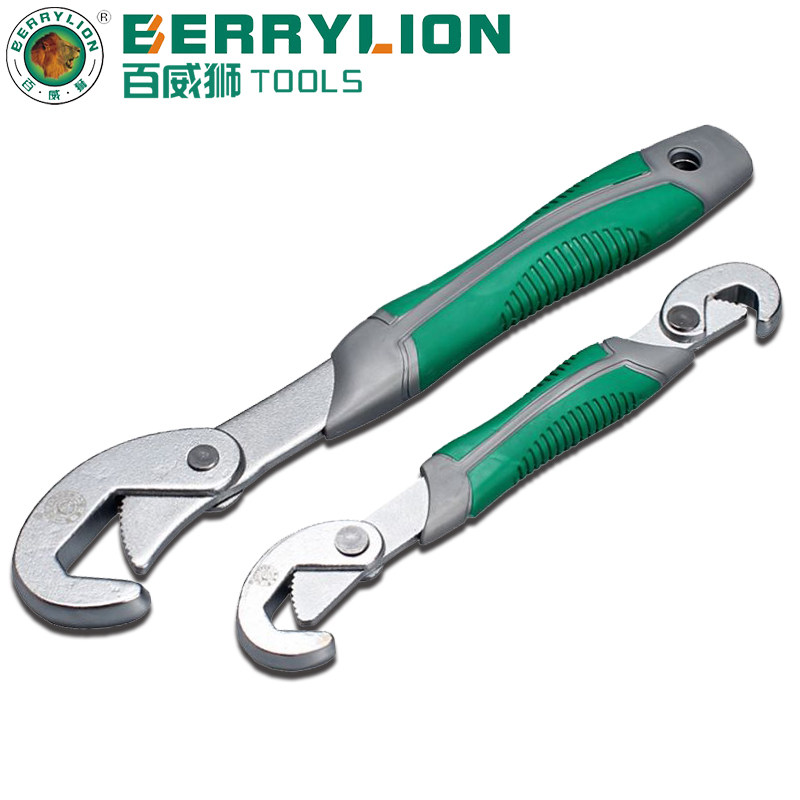百威狮扳手多功能万用活动活口板手快速开口管钳板子工具套装02