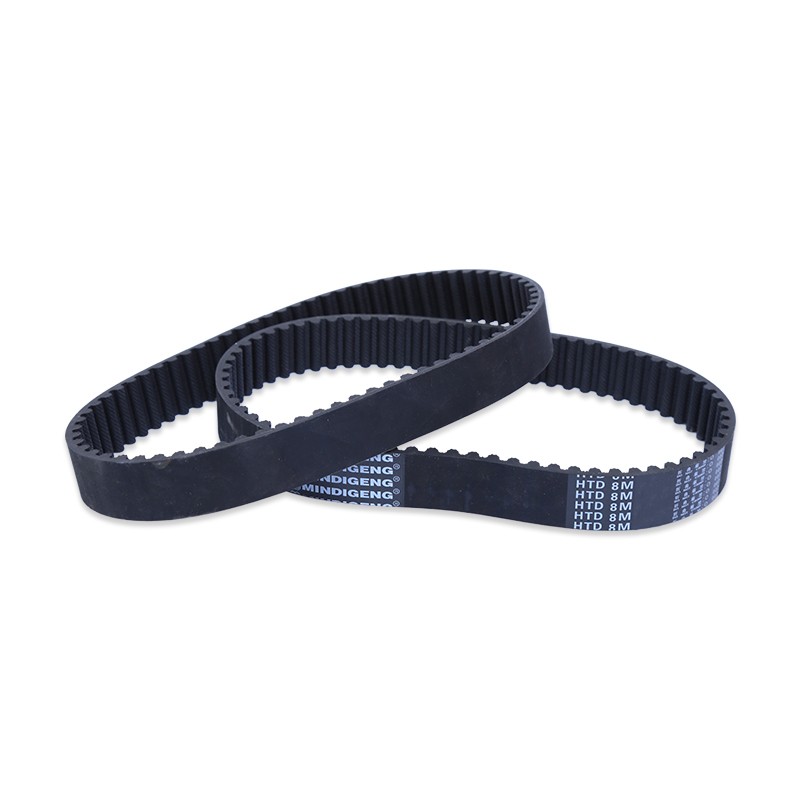 黑色橡胶同步带HTD 8M1224 8M1232 8M1240 8M1248 8M1256 齿距8MM