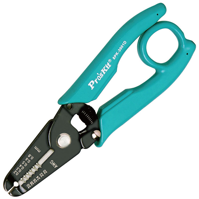 台湾宝工Proskit 8PK-3001D电子线多功能剥线钳剥皮尖嘴钳剪接线