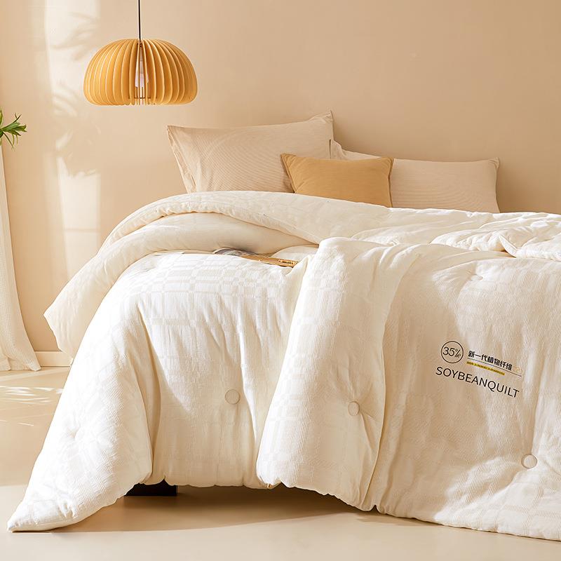A类被全棉官奇有机大豆维纤子纯棉加厚冬李被芯保XBC暖春秋被子母