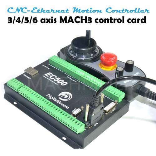 MACH3口板接EVTQC500CNC-6以太网运动控制器460khz3/4/5/轴