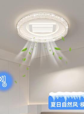 客厅主大光灯无冷暖扇灯现代风简约2无品牌/0叶25新款全谱卧室吸