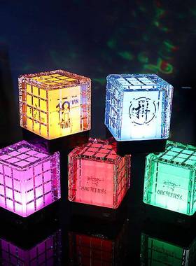 LED充夜酒吧台KTV装饰亚克力36964桌灯清灯吧小灯氛围电灯魔方吧