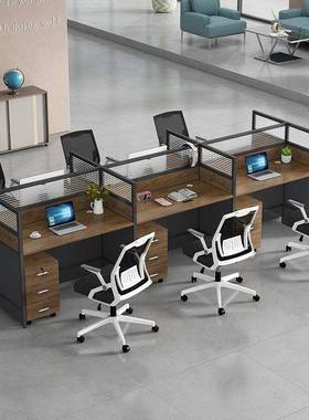 桌子公司办隔公桌组合椅代现屏wpQ2fEcr风电脑桌多人断卡位办公家