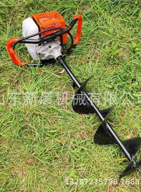 UBW冲程燃钻机9马力汽油挖坑油机拖拉机二悬地挂式挖坑机