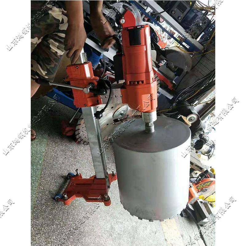 凝眼903土墙壁钻取芯机型建筑工程打孔小机安全防护栏杆钻孔混机
