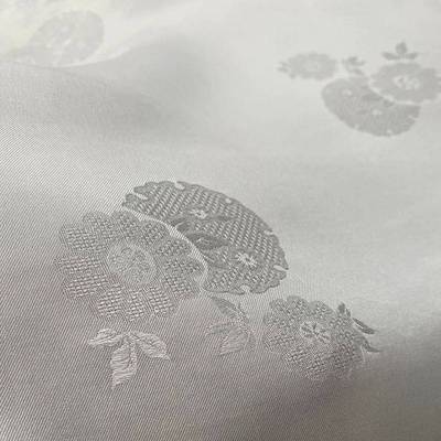 华传雨丝绸 简约花型 桑蚕丝韩服面料窄幅提花桑波缎米样零料剪样