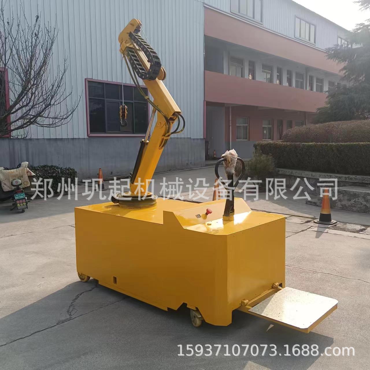 重型全电动行走液压吊机悬臂自动旋转移动式吊机绞盘遥控模具吊车