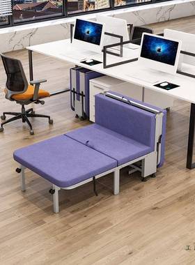 RSB折叠床单午休办公便薄携四折床简易成人儿童午睡厚垫防人滑陪