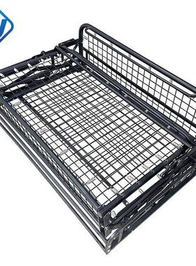 多功能翻转叠发沙床铁架隐藏三两折全钢网家69614具折五金配件小