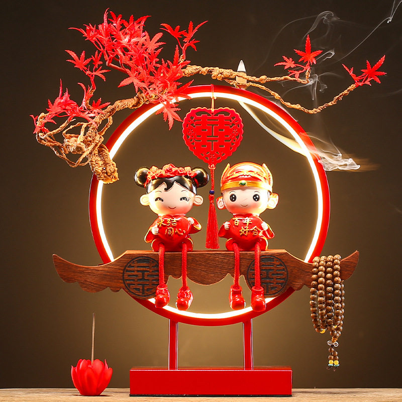 结婚礼物闺蜜浪漫婚房小摆件