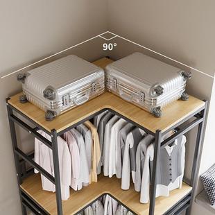 转角帽架衣落地挂衣卧架室衣入户衣帽间开放式 衣架SSP金属 柜立式