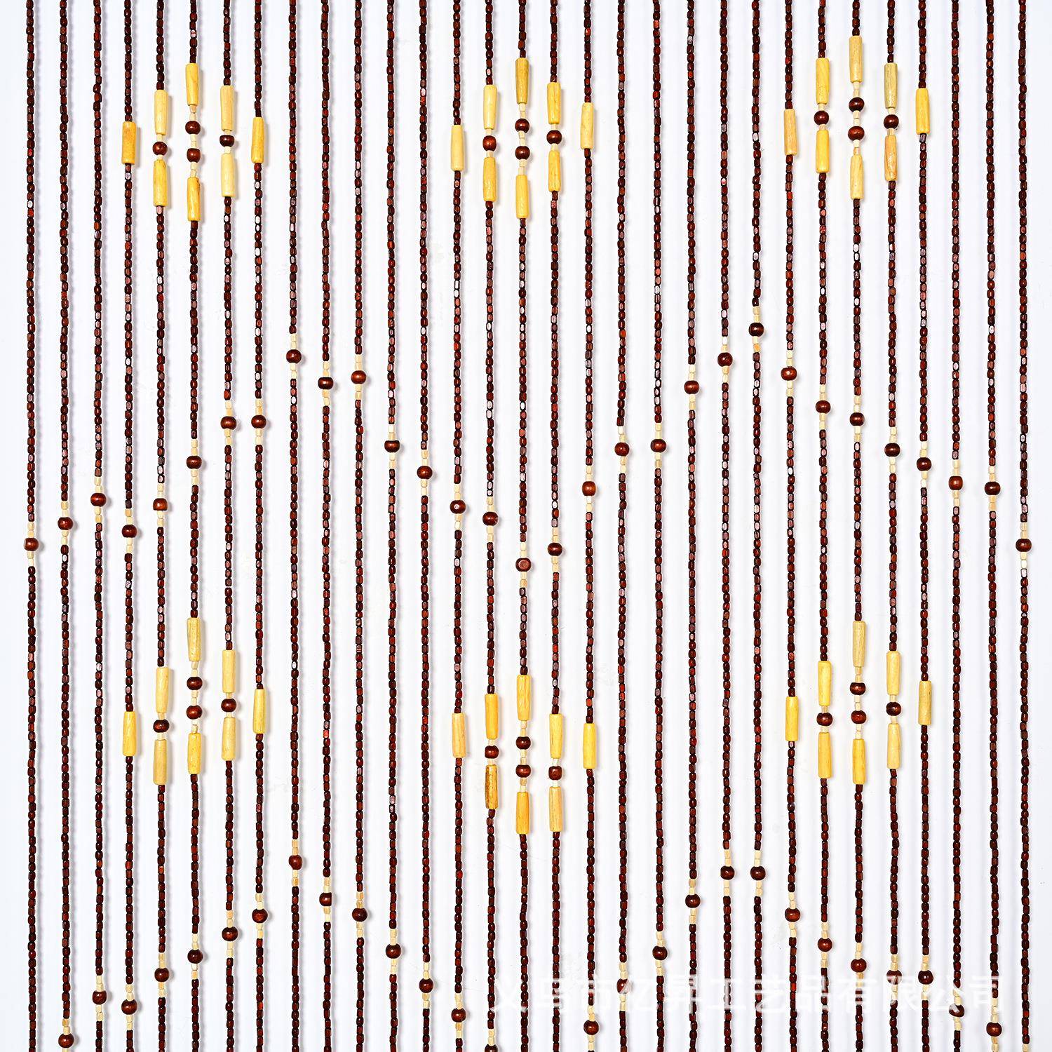 波浪珠帘挂帘帘木珠KRN隔断帘成品卫生间帘关卧室门客厅挂玄帘子