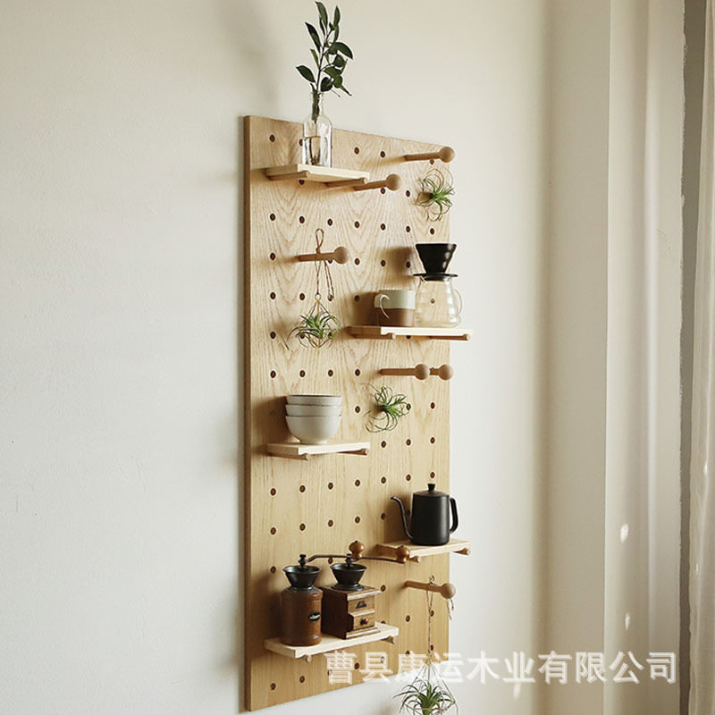 美式复古铁艺壁挂收纳架
